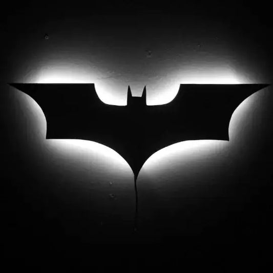 Batman 40cm Cool LED Wall Lights Logo Lamps